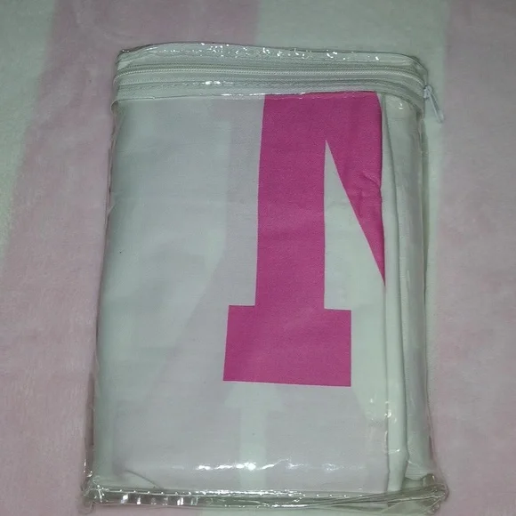 PINK Victoria's Secret 'I Love You' Pillow Set - White, Pink, and Black - Picture 2 of 3